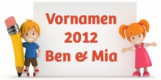 Die beliebtesten Vornamen des Jahres 2012