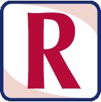 Buchstabe R rot