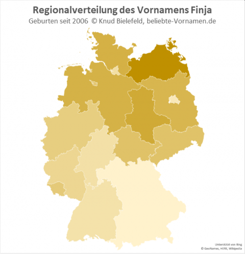 Vorname Finja * Herkunft, Statistik und Bedeutung