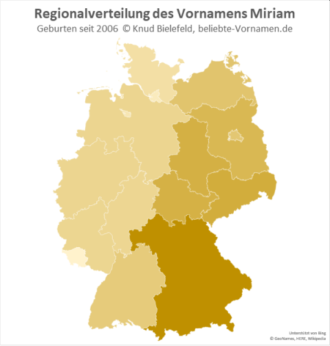 Vorname Miriam * Herkunft, Statistik und Bedeutung