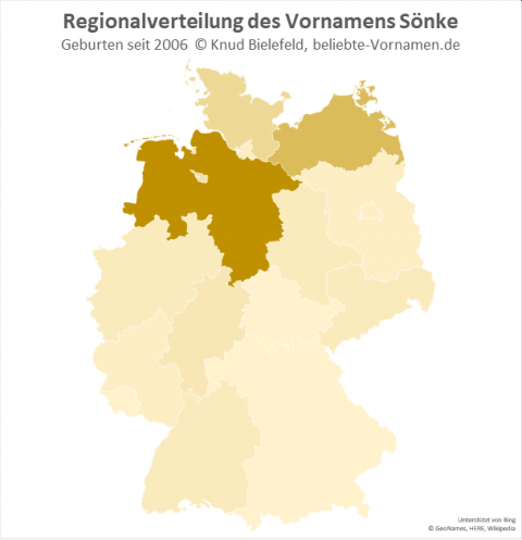 Vorname Sönke * Statistik, Herkunft und Bedeutung