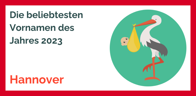 Vornamenhitliste 2023 Hannover