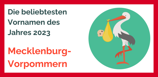Vornamenhitliste 2023 Mecklenburg-Vorpommern