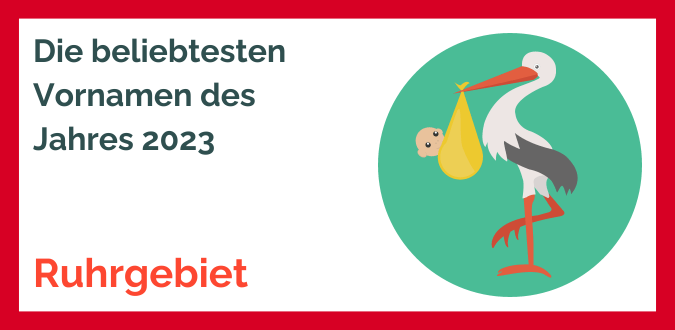 Vornamenhitliste 2023 Ruhrgebiet