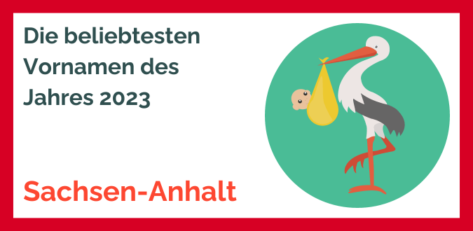 Vornamenhitliste 2023 Sachsen-Anhalt
