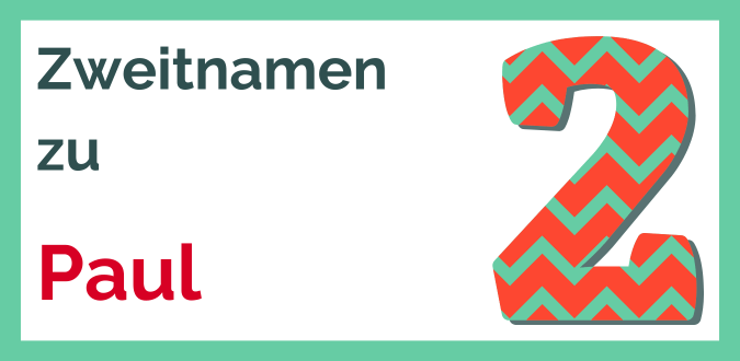 Zweitnamen zu Paul